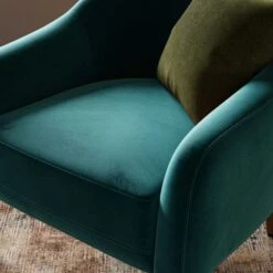 Kaspar Velvet Tub Chair 25 Kaspar Velvet Tub Chair -DUNELM Furniture Shop 30930125 alt03