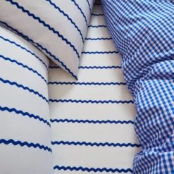 Sophie Robinson Mini Wave 100% Cotton Fitted Sheet -DUNELM Furniture Shop 30930233 alt05