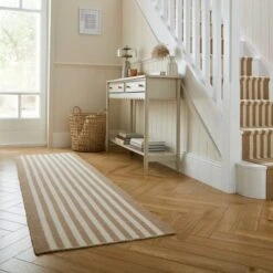 Beatrice Striped Textured Wool Runner -DUNELM Furniture Shop 30930275