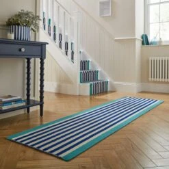 Beatrice Striped Textured Wool Runner -DUNELM Furniture Shop 30930305