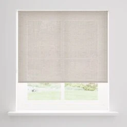 Semi Sheer Herringbone Roller Blind -DUNELM Furniture Shop 30930623 alt02