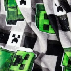 Minecraft Scribble Fleece Blanket -DUNELM Furniture Shop 30931055 alt02