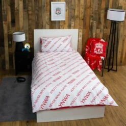 Liverpool Tone Single Duvet Cover And Pillowcase Set -DUNELM Furniture Shop 30931070 alt02