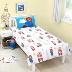 Paddington Station Single Duvet Cover And Pillowcase Set -DUNELM Furniture Shop 30931107 alt02
