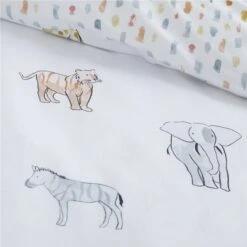 Bianca Zoo Animals 100% Cotton Duvet Cover And Pillowcase Set 34 Bianca Zoo Animals 100% Cotton Duvet Cover And Pillowcase Set -DUNELM Furniture Shop 30931766 alt04