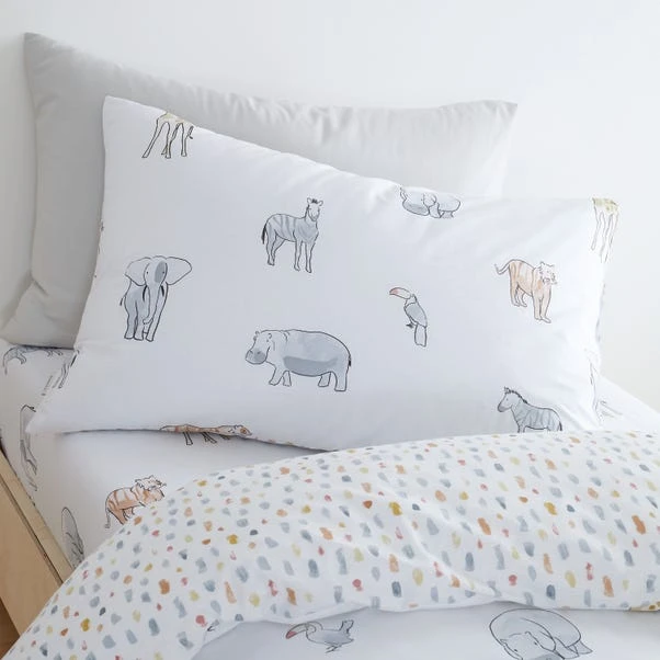 Bianca Zoo Animals 100% Cotton Duvet Cover And Pillowcase Set 10 Bianca Zoo Animals 100% Cotton Duvet Cover And Pillowcase Set - Image 8