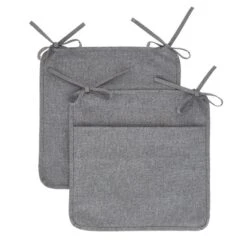 Set Of 2 Grey Water Resist Seat Covers -DUNELM Furniture Shop 30931860 alt05