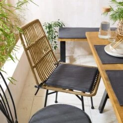 Set Of 2 Water Resistant Seat Pads -DUNELM Furniture Shop 30931861 alt01