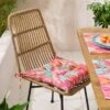 Pink Stripe Ikat Square Seat Pad -DUNELM Furniture Shop 30931895