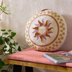 Sun Motif Tufted Seat Pad -DUNELM Furniture Shop 30931906 alt01