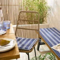 Set Of 2 Water Resistant Seat Pads -DUNELM Furniture Shop 30931921 alt01