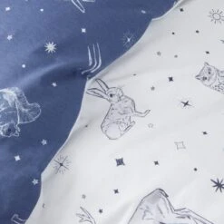 Bianca Starlight Animals Brushed Cotton Duvet Cover And Pillowcase Set -DUNELM Furniture Shop 30931924 alt04