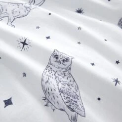 Bianca Starlight Animals Brushed Cotton Duvet Cover And Pillowcase Set -DUNELM Furniture Shop 30931959 alt05