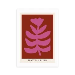 East End Prints Plantes D'Hiver Rust By Ani Vidotto -DUNELM Furniture Shop 30932642 alt01