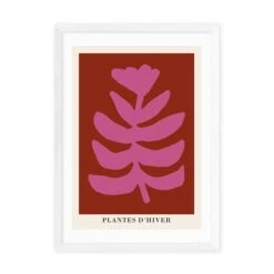 East End Prints Plantes D'Hiver Rust By Ani Vidotto -DUNELM Furniture Shop 30932645 alt01