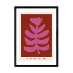 East End Prints Plantes D'Hiver Rust By Ani Vidotto -DUNELM Furniture Shop 30932647 alt01