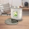 Heart And Home Ellipse White Jasmine & Freesia Multi Wick Candle -DUNELM Furniture Shop 30933000