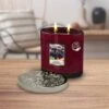 Heart And Home Ellipse Simply Mulberry Multi Wick Candle -DUNELM Furniture Shop 30933013