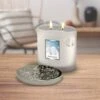 Heart And Home Ellipse Fresh Linen Multi Wick Candle -DUNELM Furniture Shop 30933017