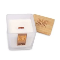 Heart And Home Bamboo Cedarwood & White Musk Jar Candle -DUNELM Furniture Shop 30933032 alt02