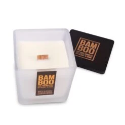 Heart And Home Bamboo White Blossom & Sandalwood Jar Candle -DUNELM Furniture Shop 30933038 alt02