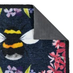 Marvel Floral Bee Washable Doormat -DUNELM Furniture Shop 30933455 alt03