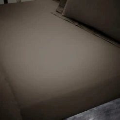 Hotel 230 Thread Count Percale 100% Cotton Fitted Sheet -DUNELM Furniture Shop 30934198 alt04