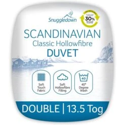 Snuggledown Scandinavian Hollowfibre 13.5 Tog Winter Duvet -DUNELM Furniture Shop 30934444 alt01