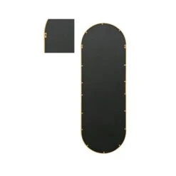 Vultus Lozenge Oval Indoor Outdoor Full Length Wall Mirror -DUNELM Furniture Shop 30934991 alt04