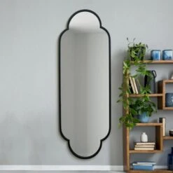Duplici Oval Indoor Outdoor Full Length Wall Mirror -DUNELM Furniture Shop 30935056