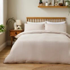 Super Soft Washed Microfibre Plain Standard Pillowcase Pair -DUNELM Furniture Shop 30935138 alt01