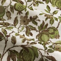 Pomegranate Green Pencil Pleat Curtains -DUNELM Furniture Shop 30935346 alt02