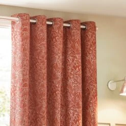 Grantley Brick Eyelet Curtains -DUNELM Furniture Shop 30935349