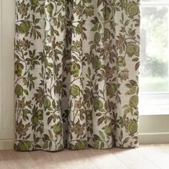 Pomegranate Green Pencil Pleat Curtains -DUNELM Furniture Shop 30935364 alt06
