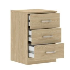 Harmony Foster 3 Drawer Bedside Table -DUNELM Furniture Shop 30935447 alt03