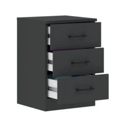 Harmony Foster 3 Drawer Bedside Table -DUNELM Furniture Shop 30935471 alt04