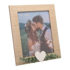 Love Story Rustic Photo Frame