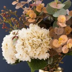 Artificial Cream Hydrangea Bouquet -DUNELM Furniture Shop 30937213 alt02