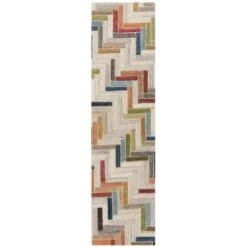 Flair Russo Wool Geometric Modern Runner 16 Flair Russo Wool Geometric Modern Runner -DUNELM Furniture Shop 30938733 alt04