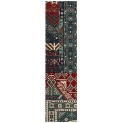 Traditional Patchwork Chenille Stair Runner -DUNELM Furniture Shop 30938908 alt05