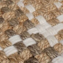 Jute Basketweave Checked Rug 35 Jute Basketweave Checked Rug -DUNELM Furniture Shop 30938931 alt01