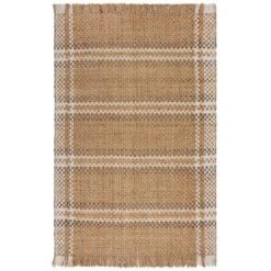 Jute Basketweave Checked Rug 38 Jute Basketweave Checked Rug -DUNELM Furniture Shop 30938931 alt04