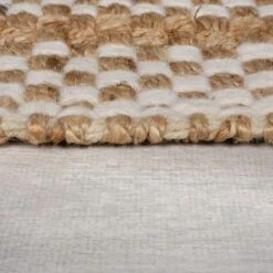 Jute Basketweave Checked Rug 31 Jute Basketweave Checked Rug -DUNELM Furniture Shop 30938936 alt03