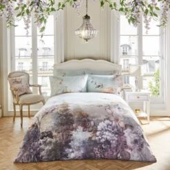 Holly Willoughby Dramatic Blooms 100% Cotton Duvet Cover And Pillowcase Set -DUNELM Furniture Shop 30939003
