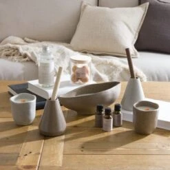 Pink Pepper & Cedarwood Ceramic Multi Wick Candle -DUNELM Furniture Shop 30939863 alt05