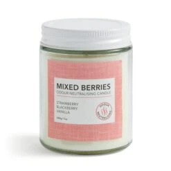 Odour Neutralising Candle Red Berries -DUNELM Furniture Shop 30945003 alt02
