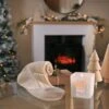 Heart And Home Bamboo Small Candle & Socks Gift Set -DUNELM Furniture Shop 30945389
