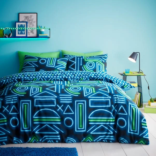 Neon Gamer Reversible Duvet Cover And Pillowcase Set 9 Neon Gamer Reversible Duvet Cover And Pillowcase Set - Image 7