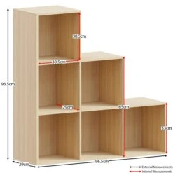 Vida Designs Durham 6 Cube Staircase Storage Unit -DUNELM Furniture Shop 30949057 alt01