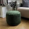 Daro Waffle Round Pouffe -DUNELM Furniture Shop 30958353